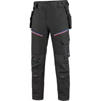 CXS Leonis derekas nadrág, fekete/kék/piros