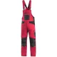 CXS Solis kertésznadrág, piros/fekete