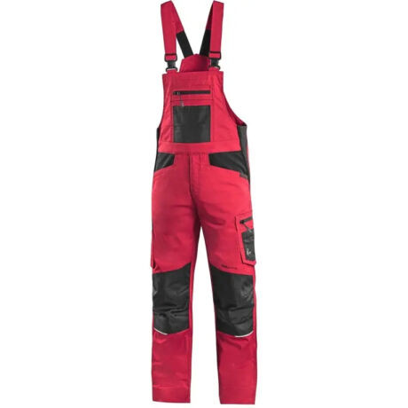 CXS Solis kertésznadrág, piros/fekete