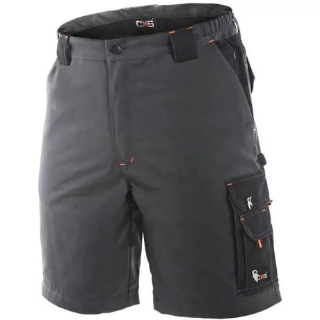 CXS Sirius Elias rövidnadrág sötétszürke/narancs