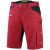 CXS Stretch rövidnadrág, piros/fekete