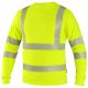 CXS Oldham jól láthatósági hússzúujjú póló - sárga