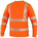 CXS Oldham jól láthatósági hússzúujjú póló - narancssárga