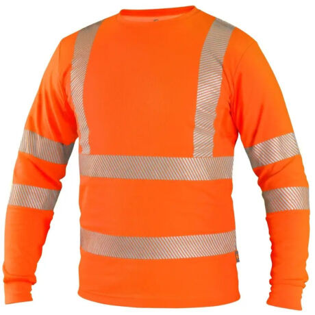 CXS Oldham jól láthatósági hússzúujjú póló - narancssárga
