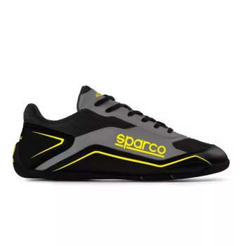 SPARCO S-POLE sportcipő- fekete-szürke-sárga- 42