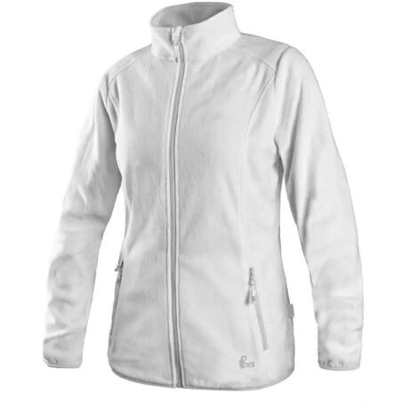 CXS Granby Lady női fleece pulóver, fehér/szürke