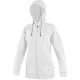CXS Harriet női cipzáras, kapucnis pulóver, fehér
