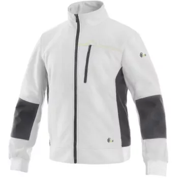 CXS Texas cipzáras pulóver, fehér