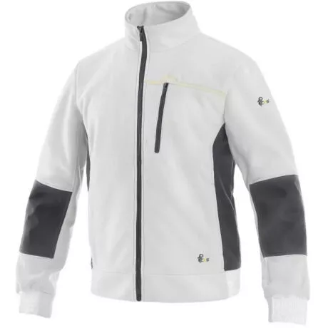 CXS Texas cipzáras pulóver, fehér