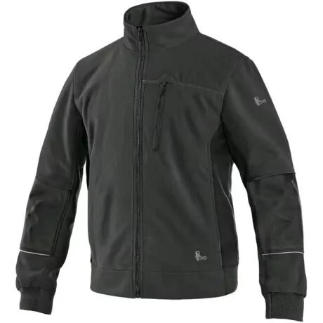 CXS Texas cipzáras pulóver, fekete