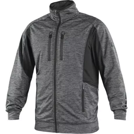 CXS Leonis férfi pulóver, szürke/fekete