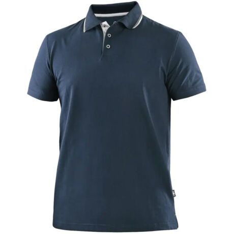 CXS Henry galléros póló, kék/fehér