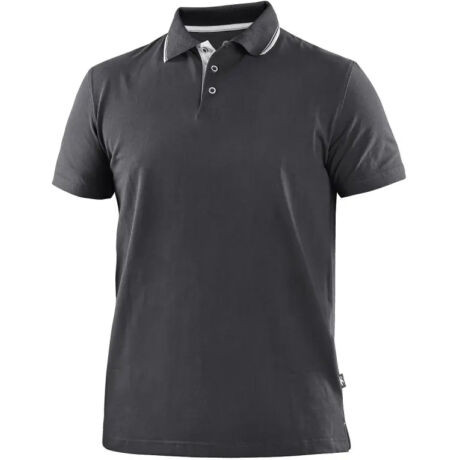 CXS Henry galléros póló, antracit/fehér