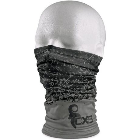 CXS Lory multifunkcionális csősál, fekete/szürke