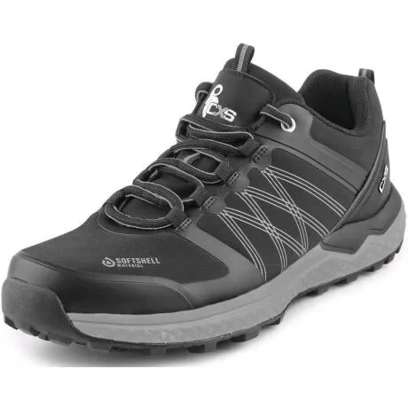 CXS SPORT softshell félcipő fekete/szürke