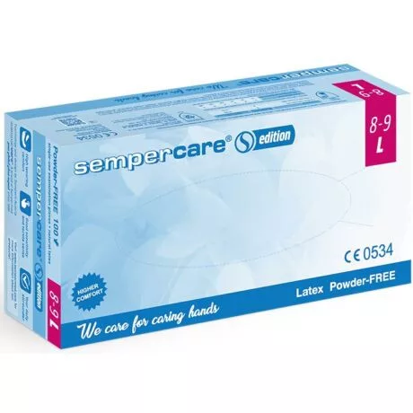 Sempercare Edition púdermentes latex kesztyű