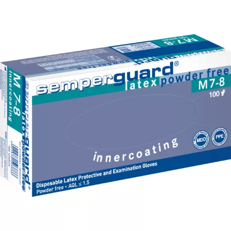 Semperguard Latex IC púdermentes kesztyű