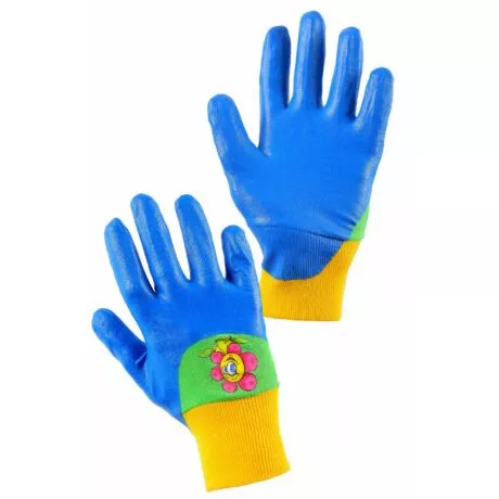CXS Drago nitrilbe félig mártott gyerek kesztyű
