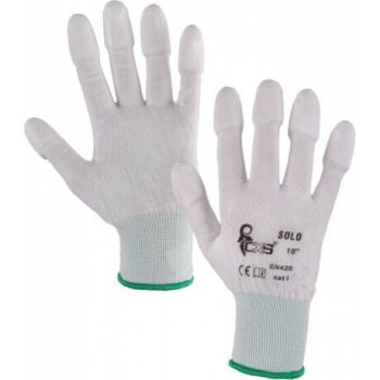 CXS Solo PU-ba ujjbegyen mártott poliészter kesztyű