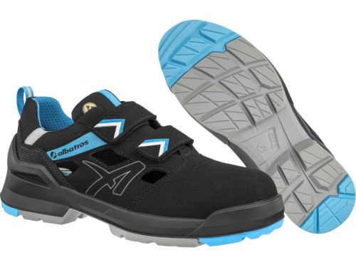 Albatros Forge Air Black/Blue Low S1 ESD FO SR munkavédelmi szandál