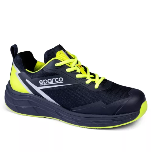SPARCO IMPULSE GEORGE ESD S3S SR FO HRO munkavédelmi cipő fekete-sárga -41