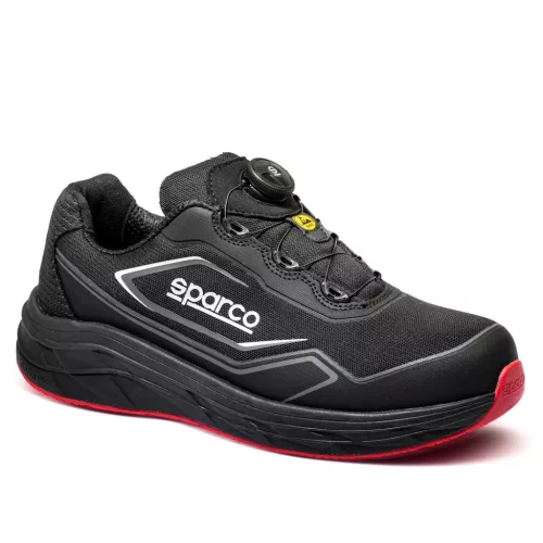 SPARCO IMPULSE+ ROTOR ESD S1PS SR FO HRO munkavédelmi cipő fekete-piros -37