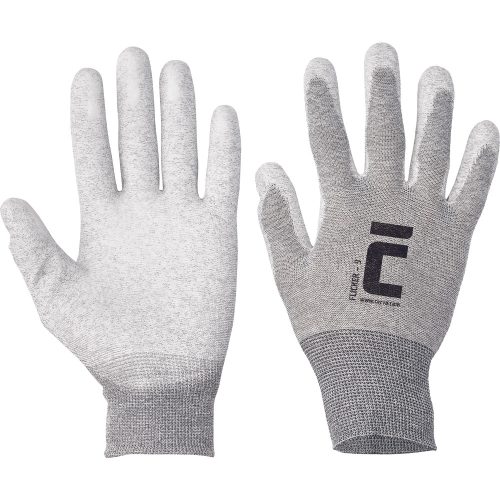 FLICKER kötött nylon, kesztyű PU AS - 8