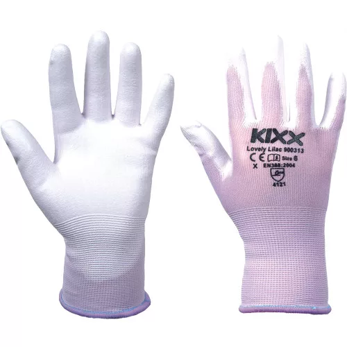 LOVELY LILAC kesztyű nylo light violet 8