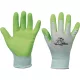 FUDGE kesztyű nylon, latex tenyér zöld 4