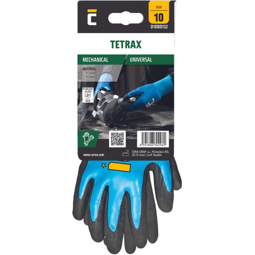 TETRAX kesztyű latex akasztófüllel - 10