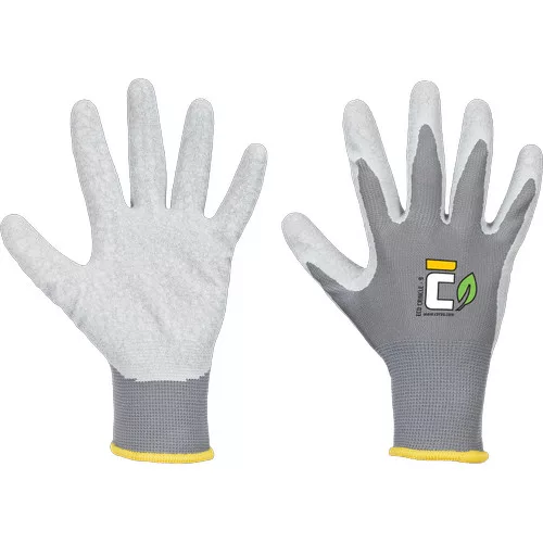 ECO crincle kesztyű szürke 8