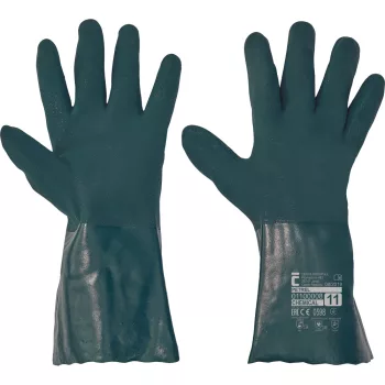 PETREL kesztyű zöld PVC - 11