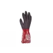 CHERRUG kesztyű PVC nitr.fekete/piros 7