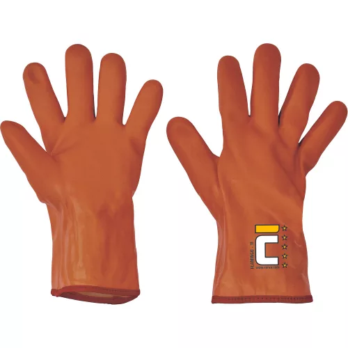 FLAMINGO kesztyű PVC narancs 11