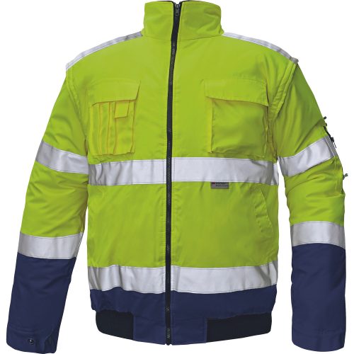 CLOVELLY PILOT dzseki HV sárga/navy M