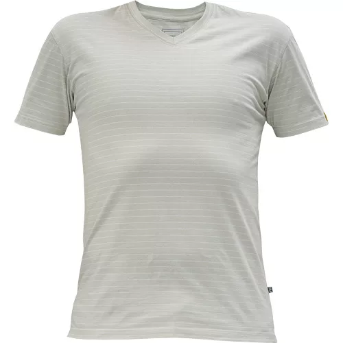 NOYO ESD V-póló szürke M