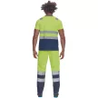 MONZON Hi-Vis póló sárga-navy L