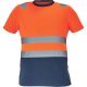 MONZON Hi-Vis póló narancs-navy XL