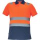 CADIZ HV galléros póló narancs/navy XL