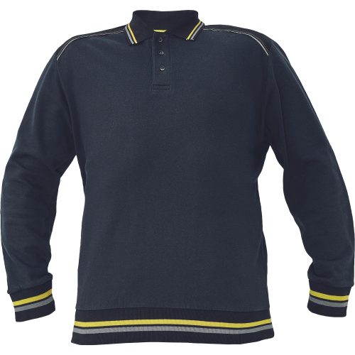 KNOXFIELD galléros pulóver antr/sárga XS