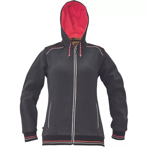 KNOXFIELD LADY kapuc.pulóver ant/pir XXL