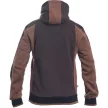 DAYBORO kapucnis kardigá sötét barna 4XL