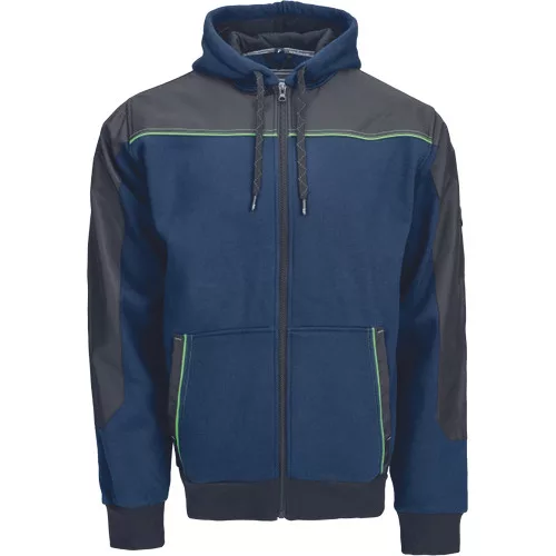 CREMORNE kapucnis kardigán navy S