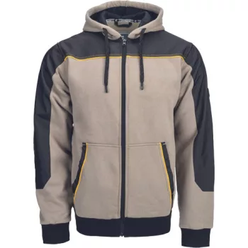 CREMORNE kapucnis kardigán olajzöld 4XL