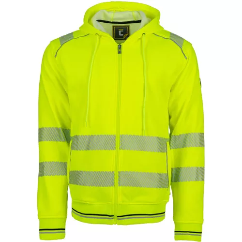 SHELDON HV kapucnis kardigán sárga 2XL