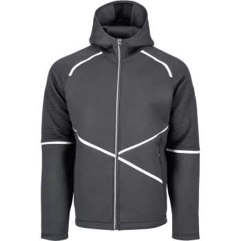 L-SURE CRAIG kapucnis kardigá fekete 4XL