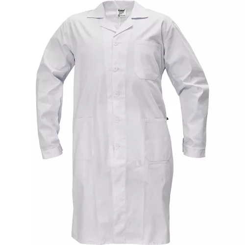 FERN hosszúujjú férfi köpeny fehér 48