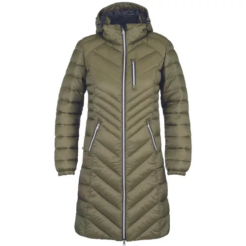 L-SURE SYLVIA LADY kabát olajzöld XXL