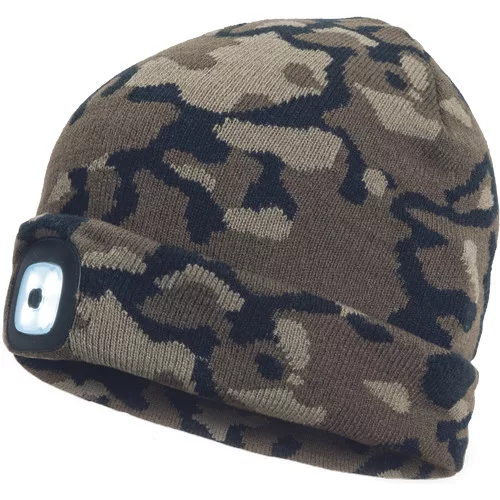 DEEL LED sapka fejlámpával zöld terepmin