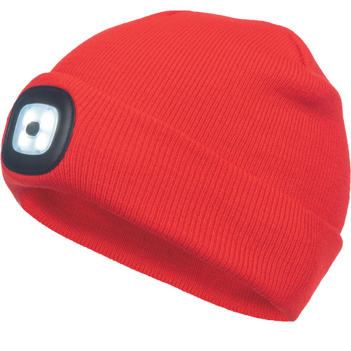 DEEL LED sapka fejlámpával piros -